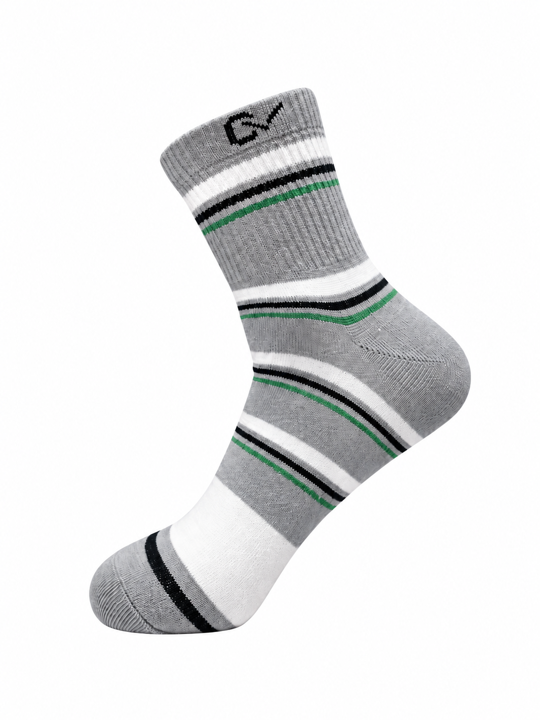 CEVAX Unisex Striped Mid-Calf/Crew