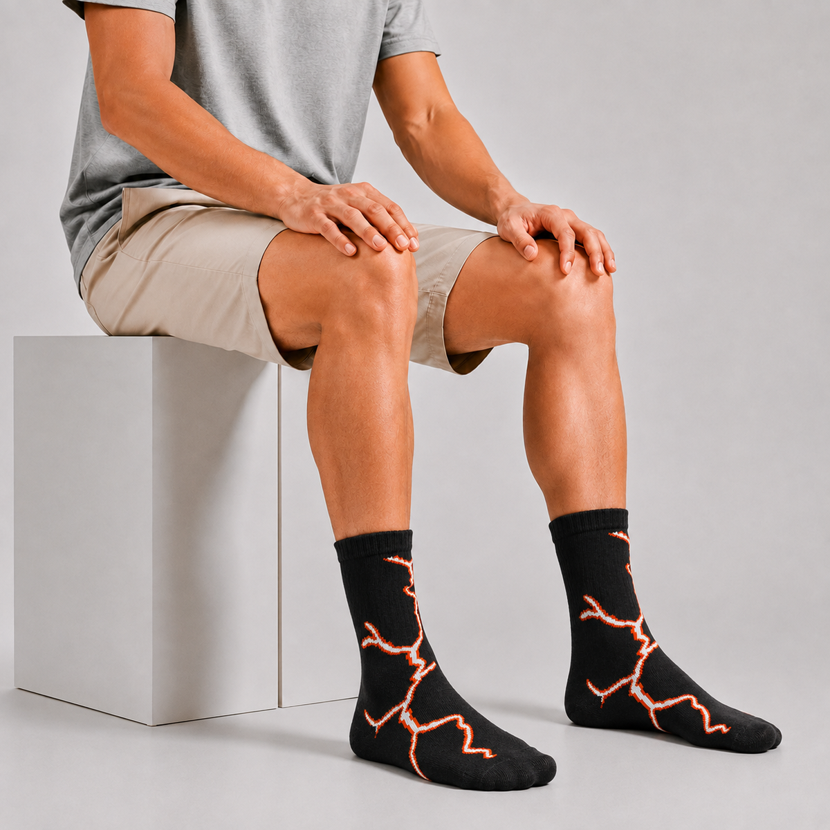 CEVAX Unisex Self Design Ankle Length