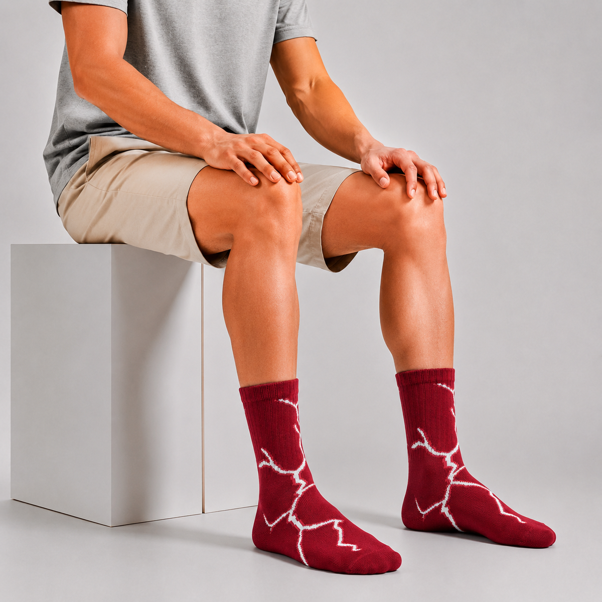 CEVAX Unisex Self Design Ankle Length