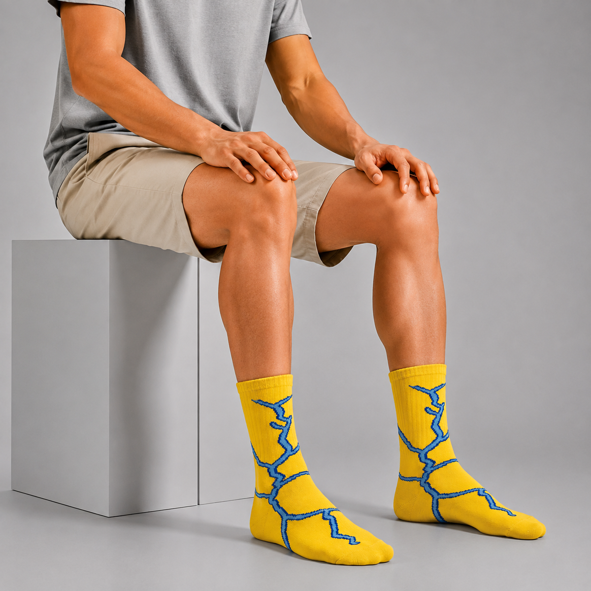 CEVAX Unisex Self Design Ankle Length