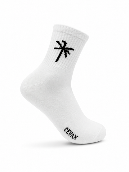 CEVAX Unisex Self Design Mid-Calf/Crew