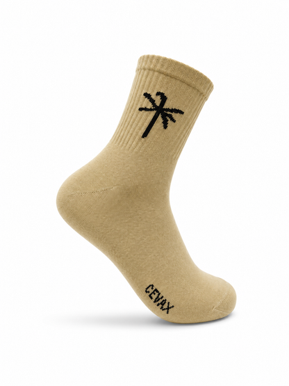 CEVAX Unisex Self Design Mid-Calf/Crew