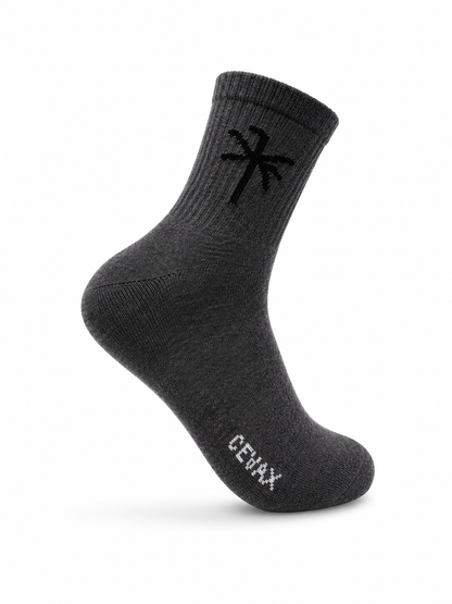 CEVAX Unisex Self Design Mid-Calf/Crew