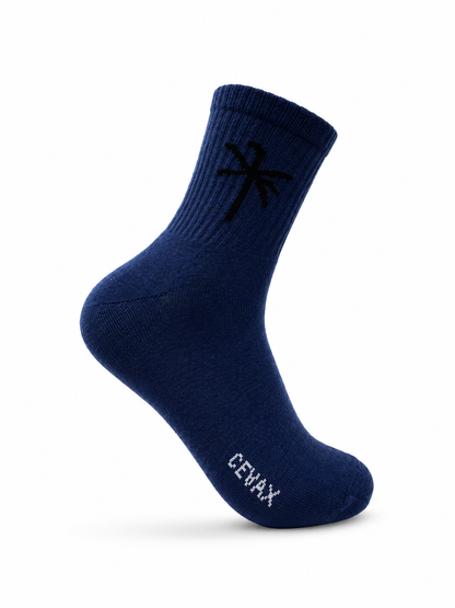 CEVAX Unisex Self Design Mid-Calf/Crew