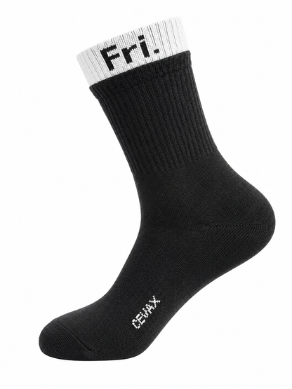 CEVAX Unisex Self Design Mid-Calf/Crew