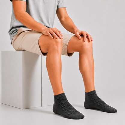 CEVAX Unisex Self Design Ankle Length