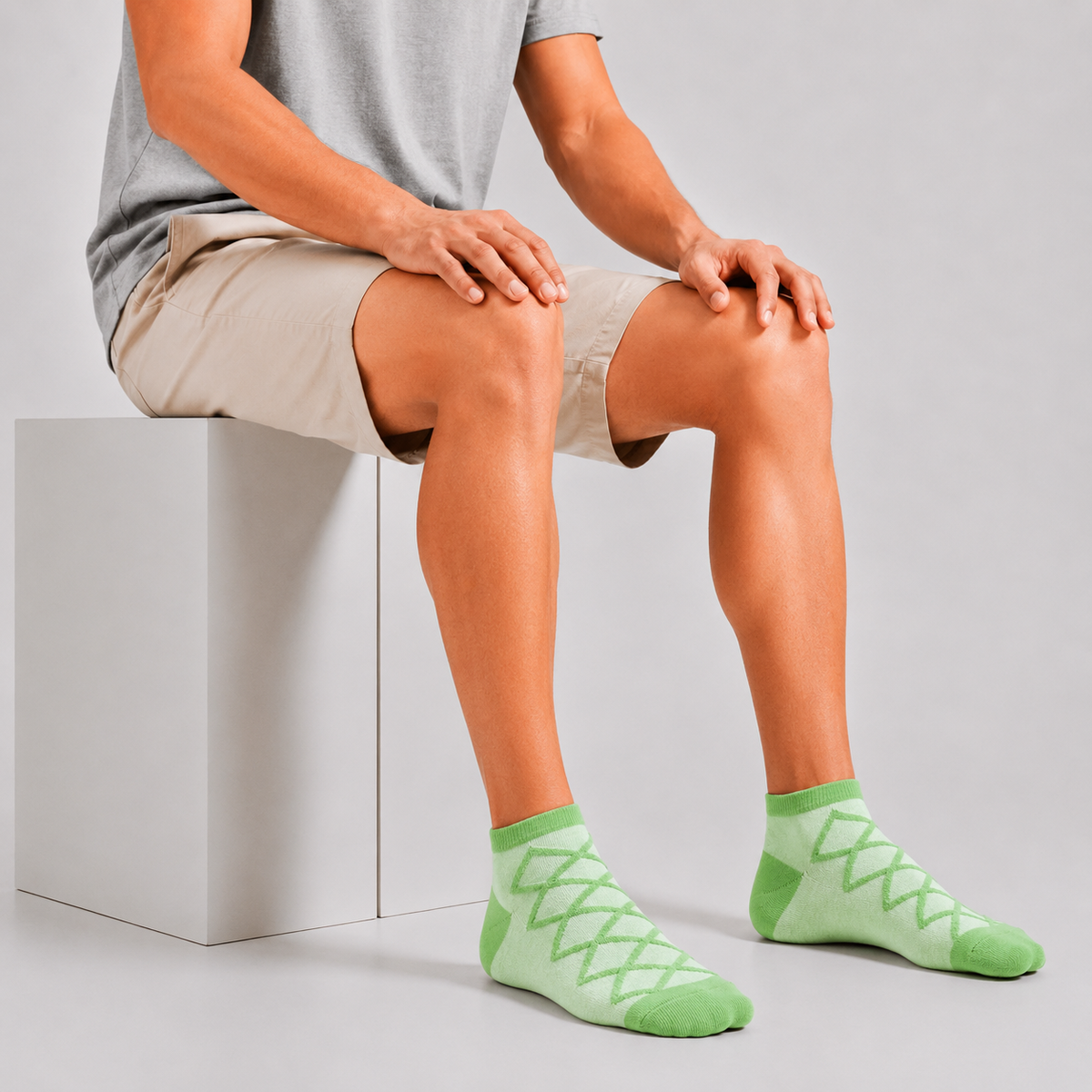 CEVAX Unisex Self Design Ankle Length