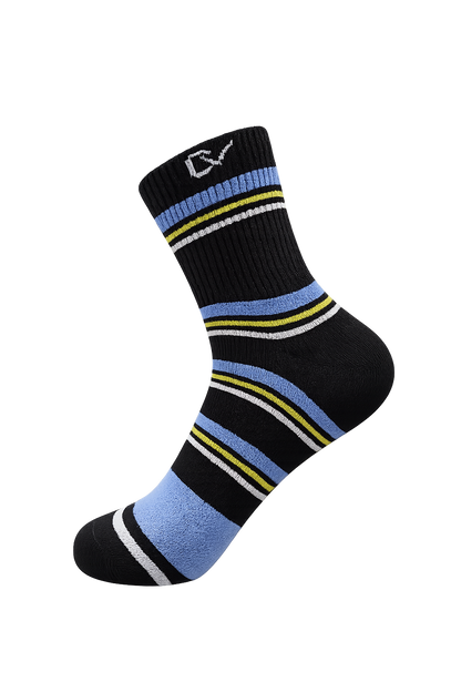 CEVAX Unisex Striped Mid-Calf/Crew
