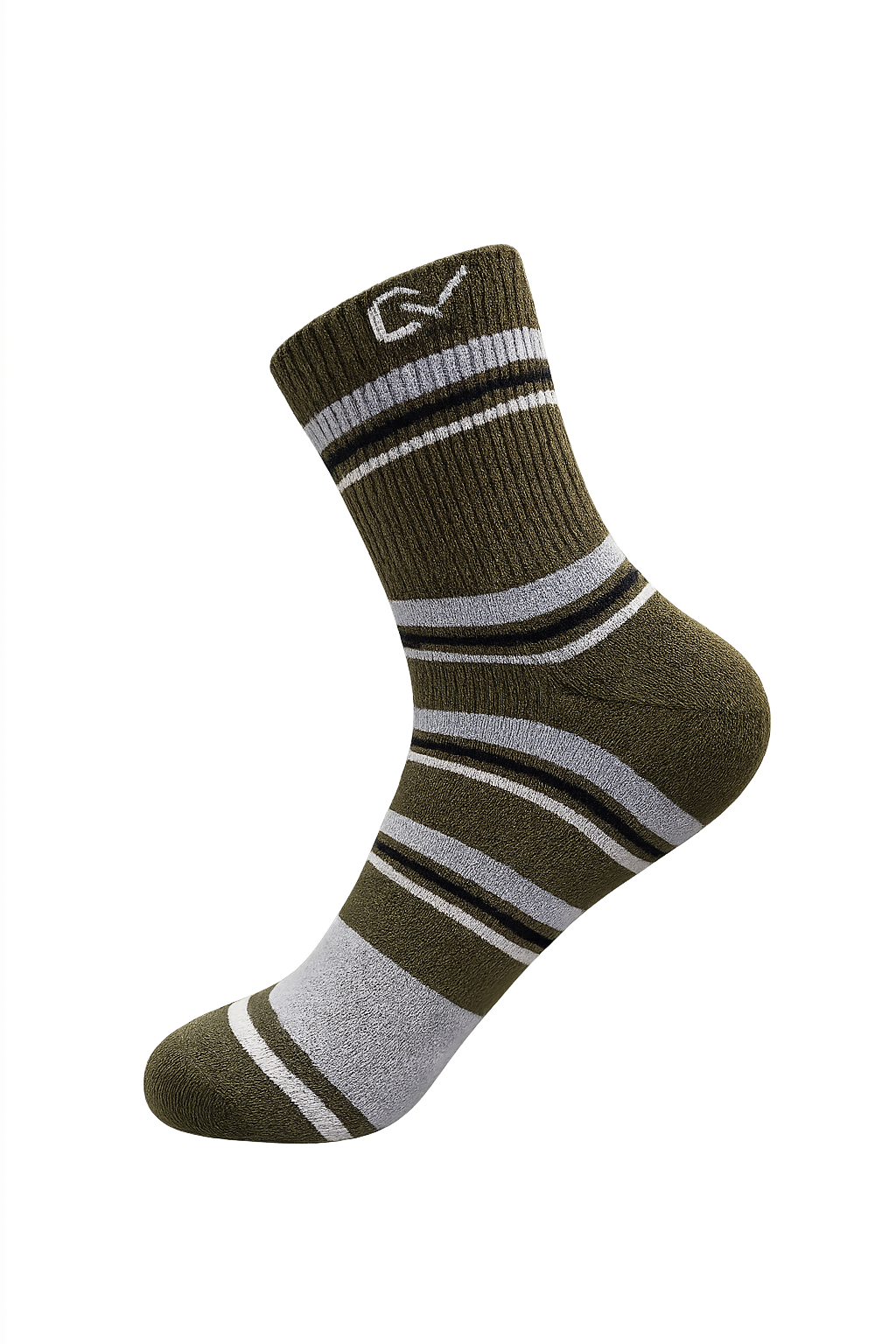 CEVAX Unisex Striped Mid-Calf/Crew