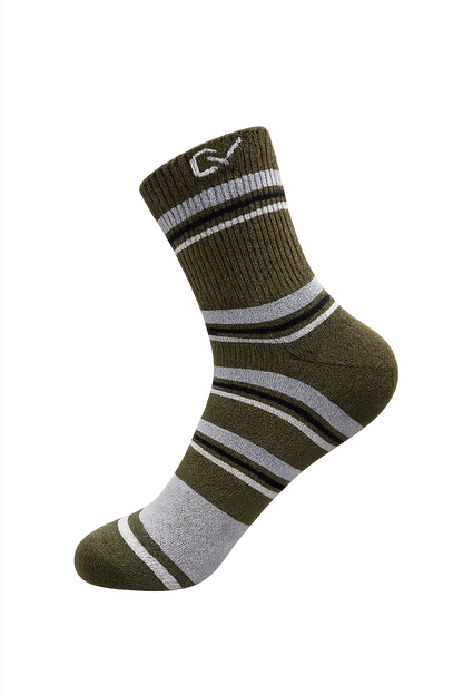 CEVAX Unisex Striped Mid-Calf/Crew