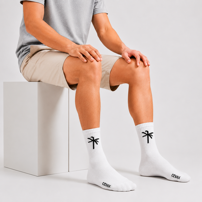 CEVAX Unisex Self Design Mid-Calf/Crew