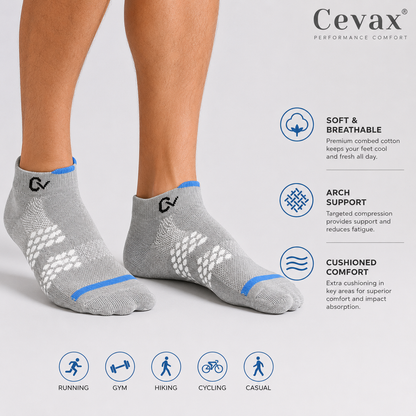 CEVAX Unisex Self Design Ankle Length