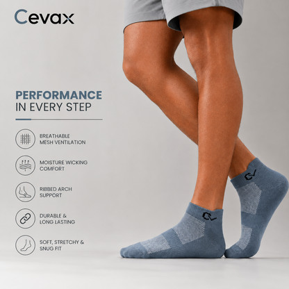 CEVAX Unisex Self Design Ankle Length