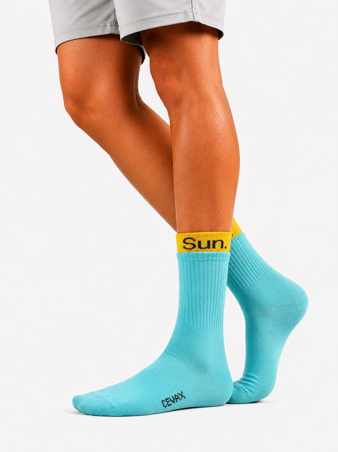 CEVAX Unisex Self Design Mid-Calf/Crew