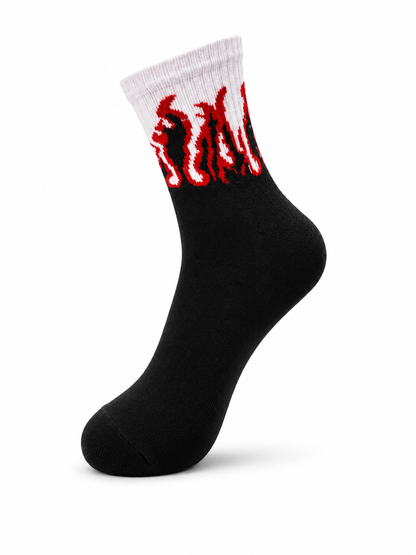 CEVAX Unisex Printed Mid-Calf/Crew