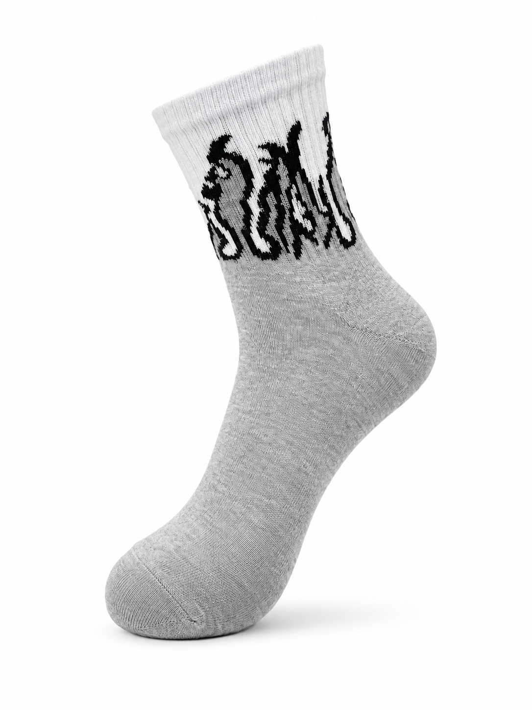 CEVAX Unisex Printed Mid-Calf/Crew