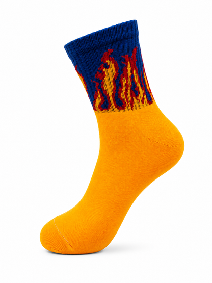 CEVAX Unisex Printed Mid-Calf/Crew