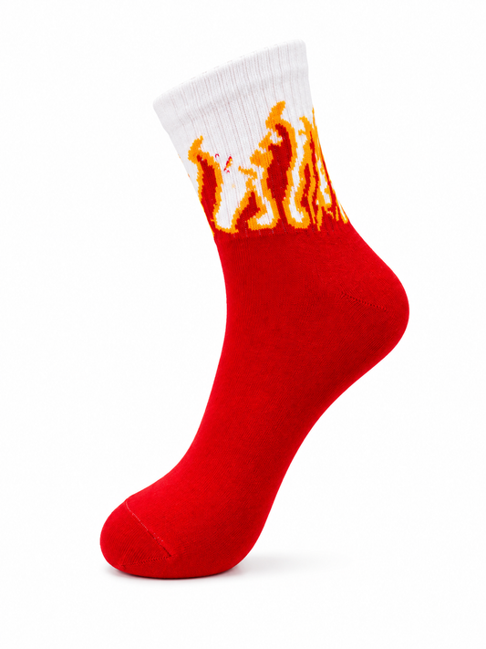 CEVAX Unisex Printed Mid-Calf/Crew