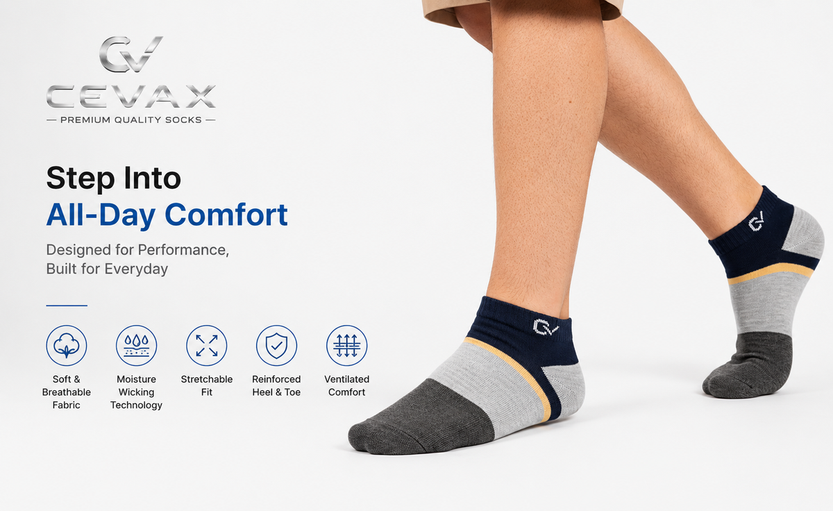 CEVAX Unisex Self Design Ankle Length