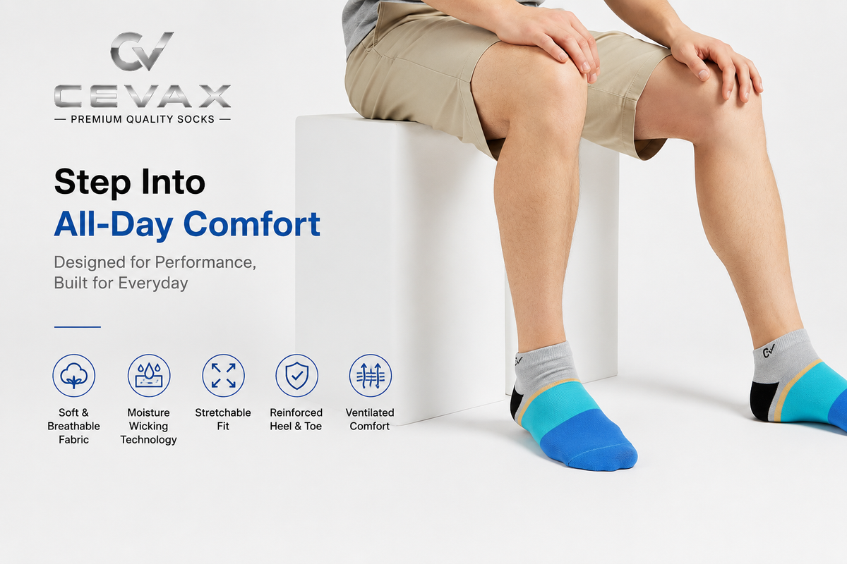 CEVAX Unisex Self Design Ankle Length