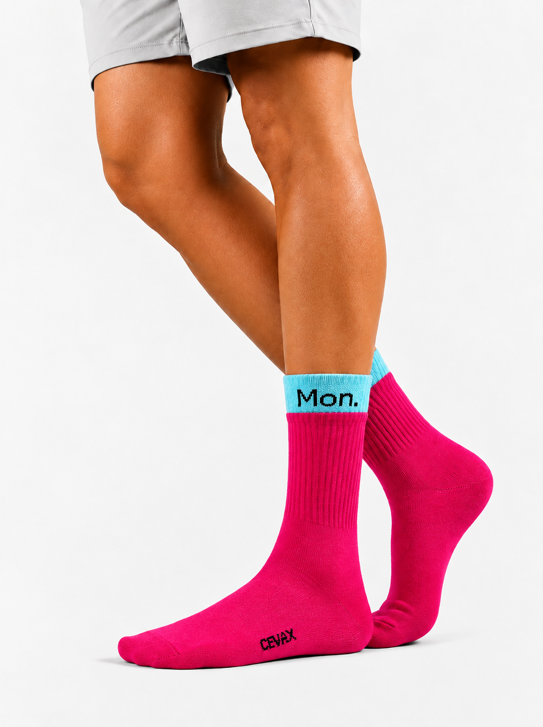 CEVAX Unisex Self Design Mid-Calf/Crew