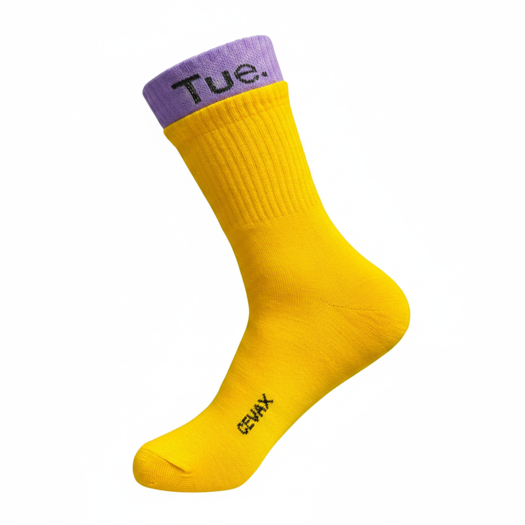 CEVAX Unisex Self Design Mid-Calf/Crew
